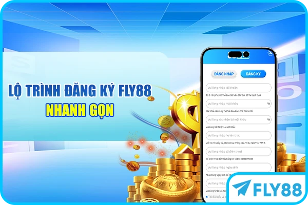 Đăng ký Fly88 với thao tác được thiết kế dễ làm theo